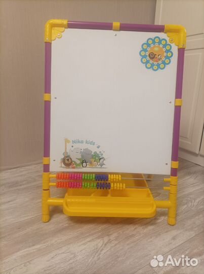 Мольберт детский растущий, двусторонний 