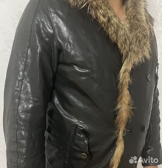 Дубленка натуральная мужская