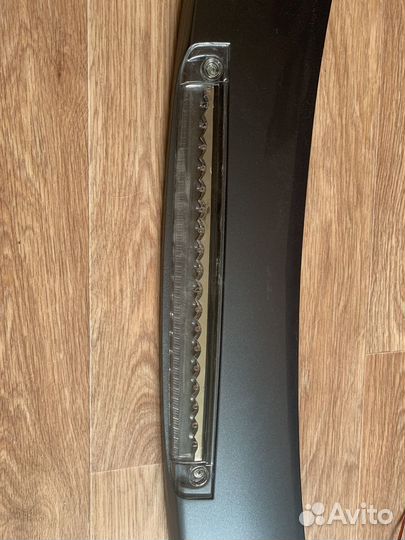 Спойлер на крышку багажника kia rio 3