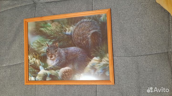 Картина голограмма Белка