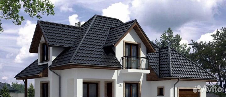 Трамонтана шифер Металлочерепица кровля