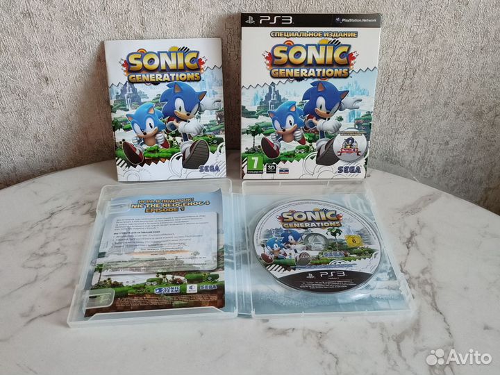 Игра Sonic Generations Лицензия Xbox 360
