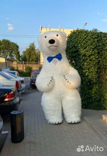 Белый Мишка Умка,Тедди 2.6м. Медведь на выписку