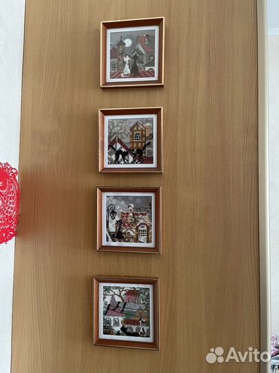 Комплект картин крестом 