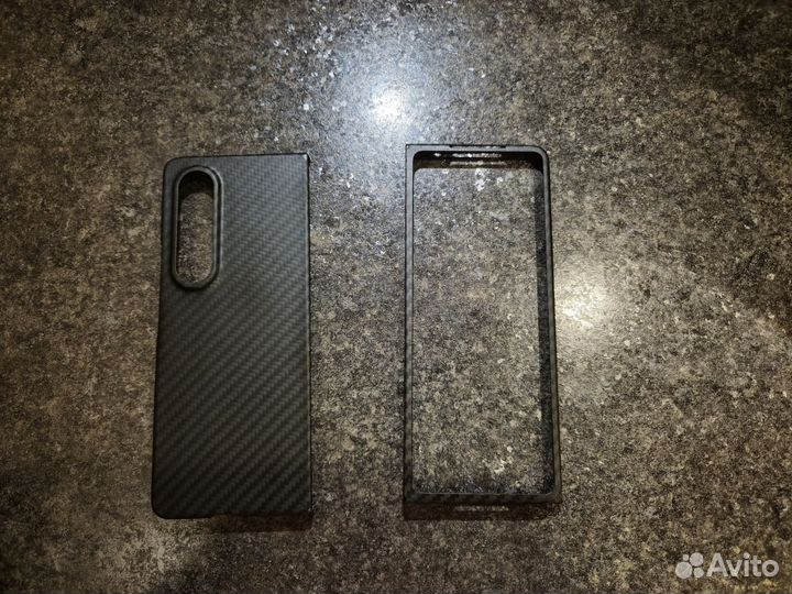 Накладка/чехол Samsung Zfold 4 (карбон)