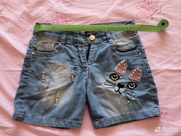 Джинсовые шорты на девочку