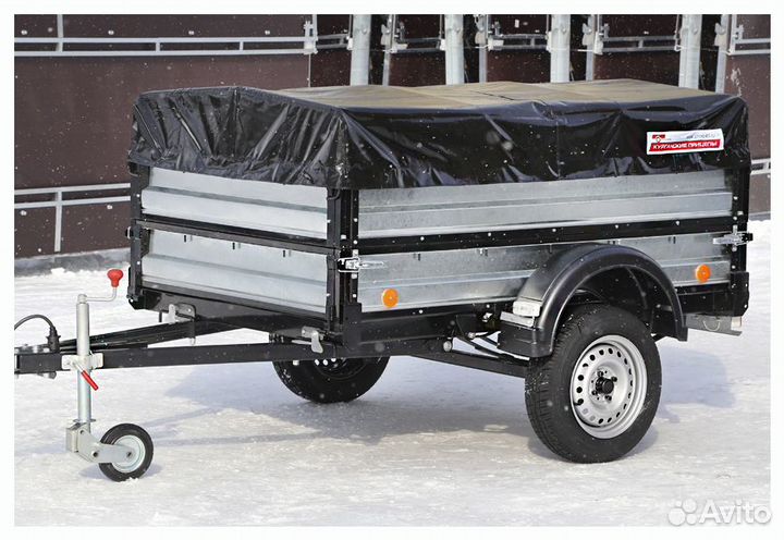 Прицеп Крепыш цинк