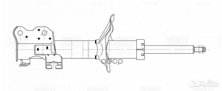 Амортизатор nissan almera (95) после 08.97 г.в