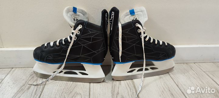 Коньки хоккейные раздвижные 33-37
