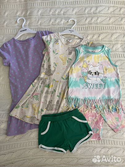 Пакет вещей на девочку 110