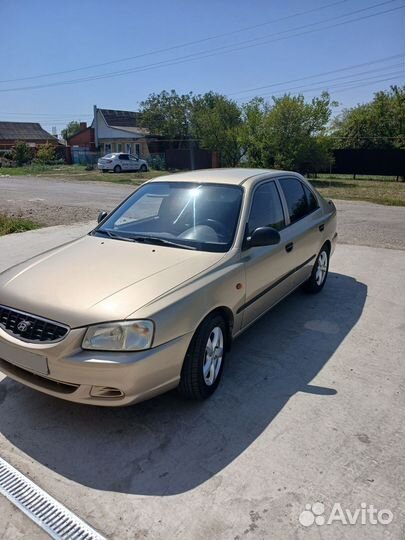 Hyundai Accent 1.5 МТ, 2003, 196 400 км