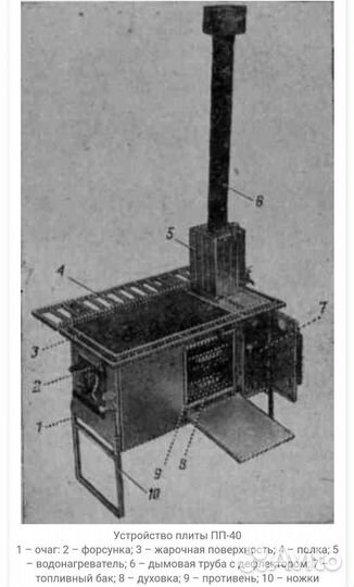 Печь полевая пп 40