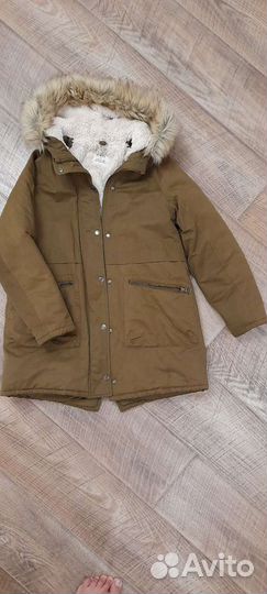 Парка Zara зимняя для девочки