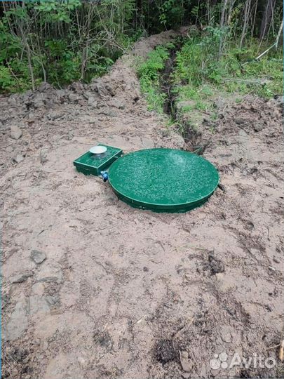 Септик без откачки на 12 человек