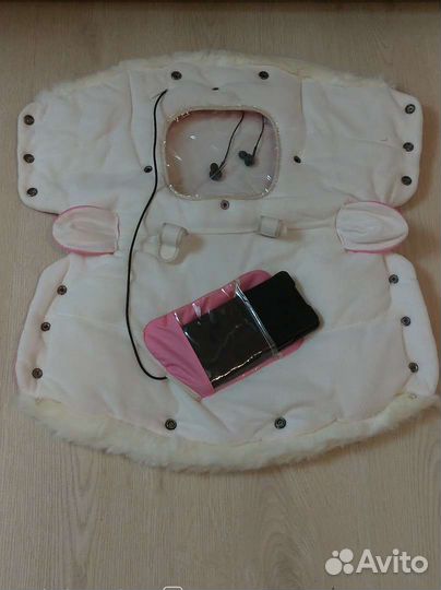 Зимний чехол и муфта на коляску