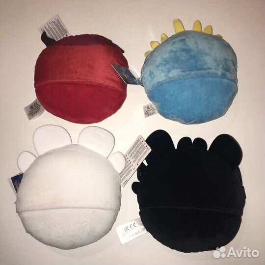 Мягкие игрушки дракоши пакетом набор розн