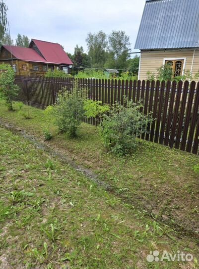 Забор из штакетника