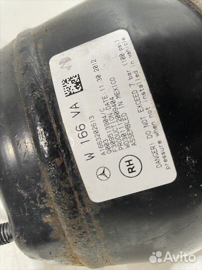 Амортизатор передний правый Мерседес x166 w166 GL