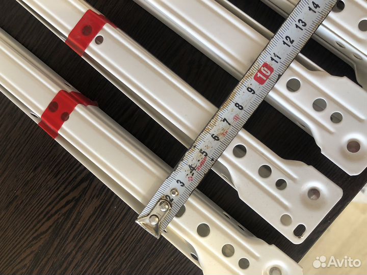 Направляющие для выдвижных ящиков, 350 мм, 4шт