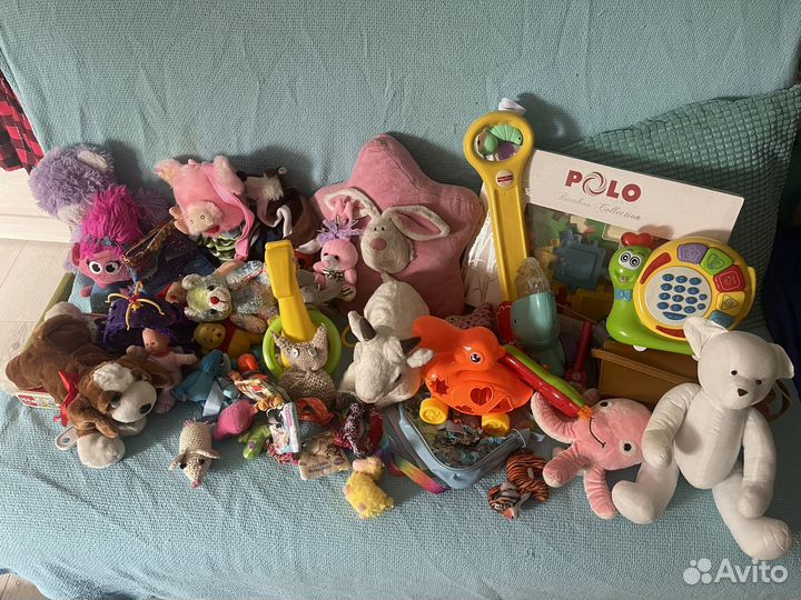 Игрушки детские мягкие пластик игры