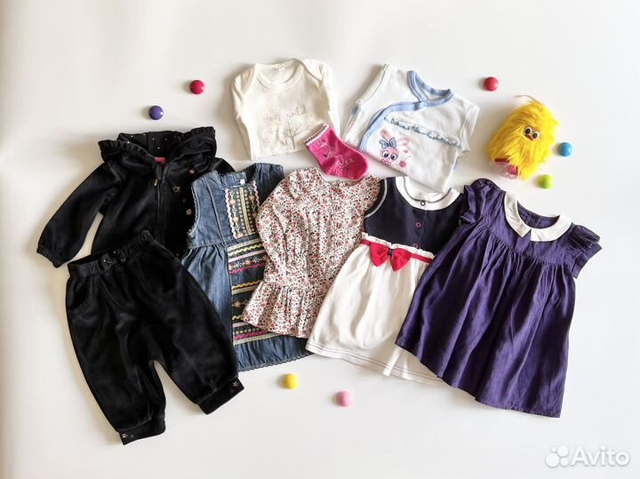 Детские вещи пакетом для девочек 68 74 бренды