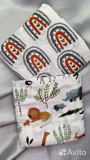 Пеленка муслиновая 110*120