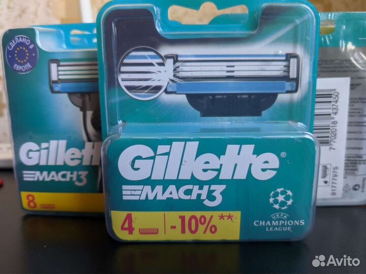 Кассеты Gillette Mach 3