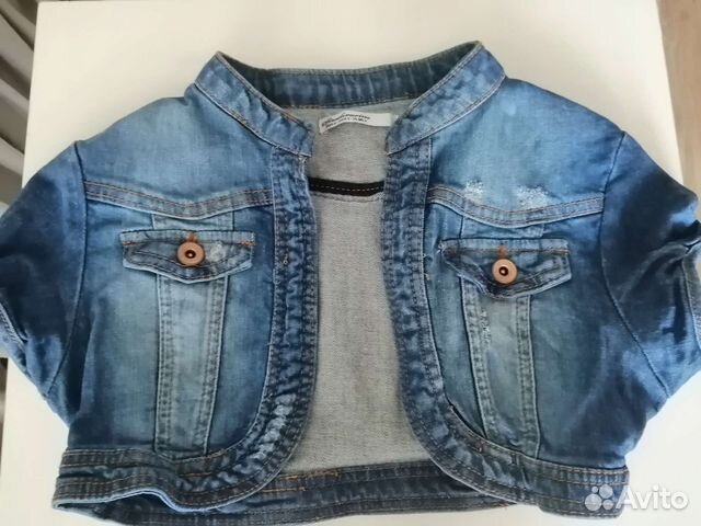 Джинсовый балеро