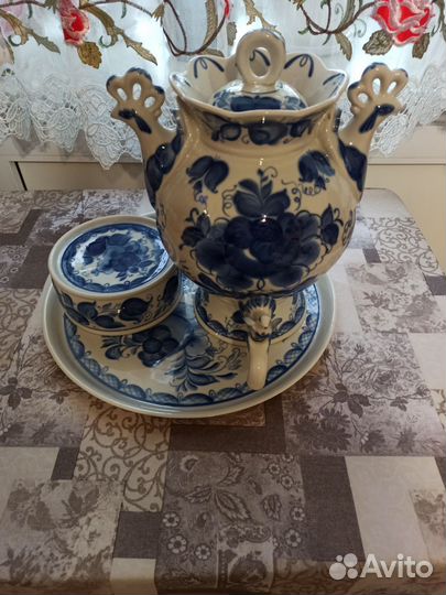 Самовар электрический гжель