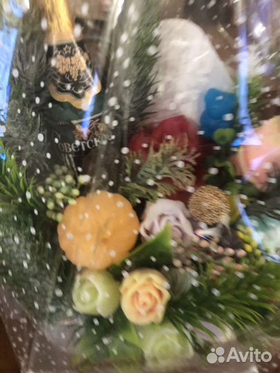 Новогодняя композиция мыло