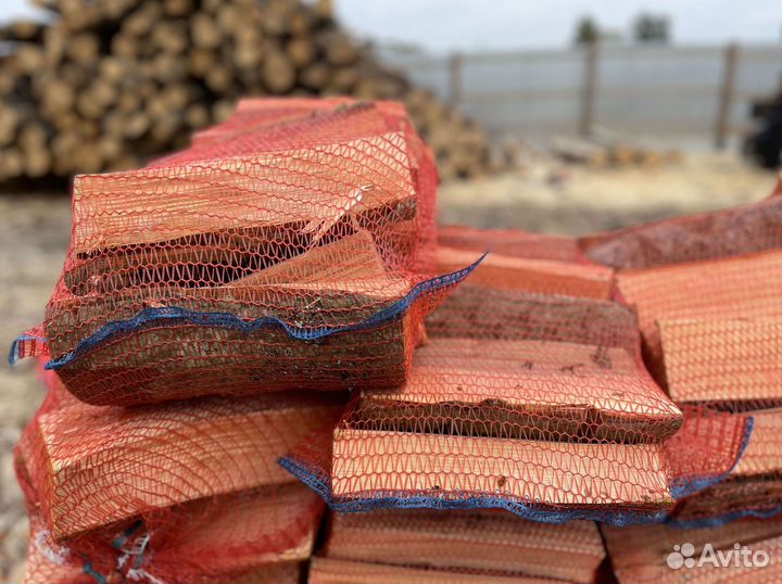 Дрова в сетке