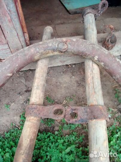 Лошадиная дуга, валек для плуга и бороны