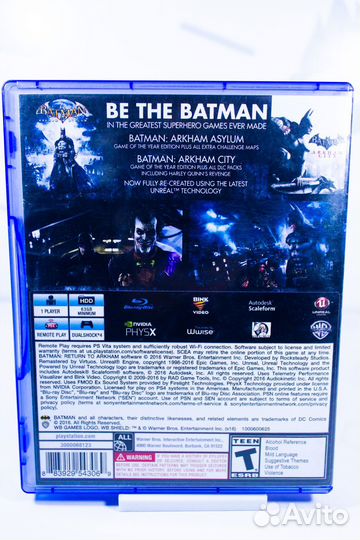 PS4 Batman Return to Arkham (Arkham Asylum) б/у