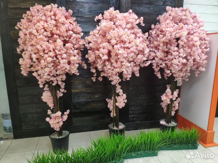 Сакура искусственное дерево в горшке Н130-350см