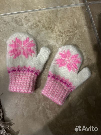 Варежки на вевочку
