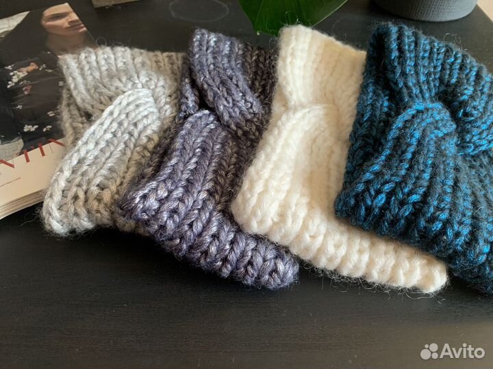 Вязаная повязка на голову