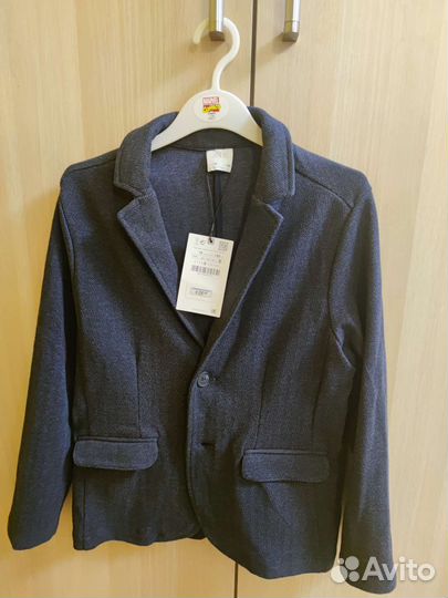 Пиджак на мальчика 130-140
