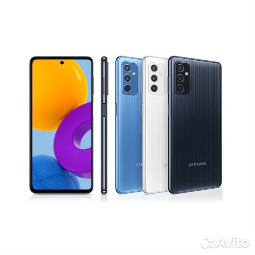 Лоток симкарты Samsung M52 черный