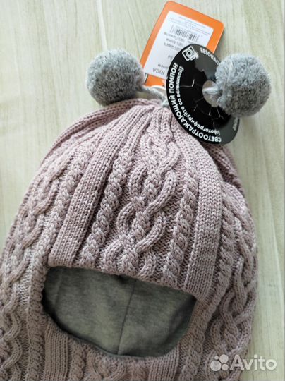 Шапка шлем зимний теплый зима Нельс