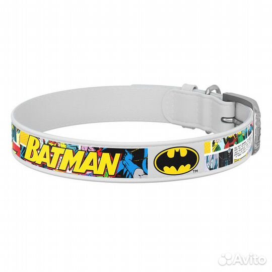 Waudog Ошейник для собак кожаный Design с QR паспо