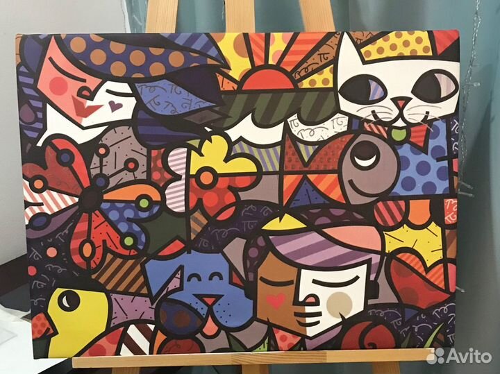 Репродукция Ромеро Бритто на холсте