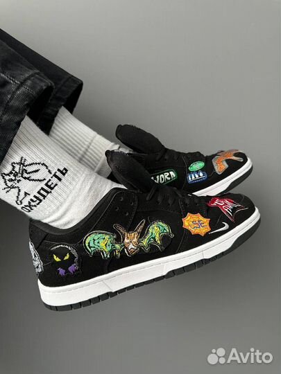 Кроссовки nike dunk low pro QS Neckface