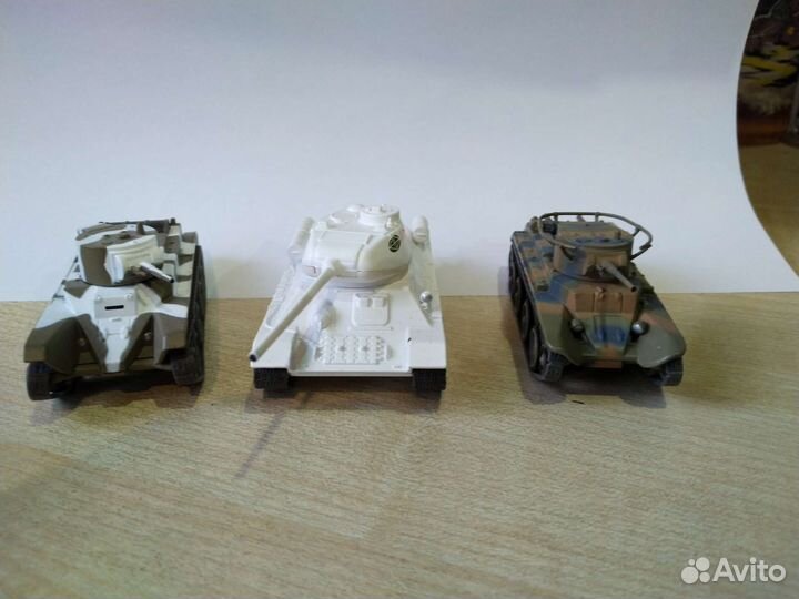 Модель танков 1:72; бт5;7;Т34-85