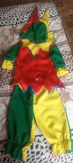 Новогодний костюм Петрушкадля мальчика 116 122