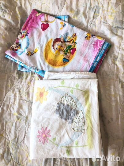 Постельное белье в детскую кроватку