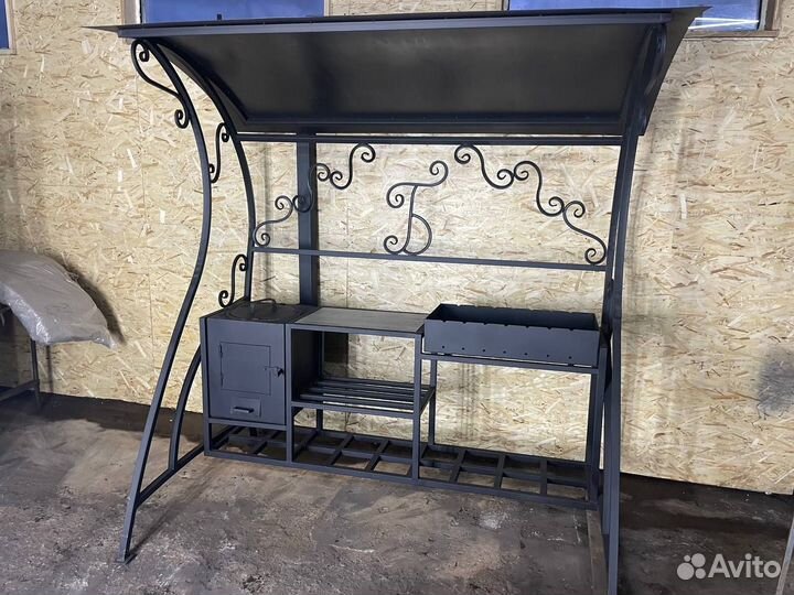 Мангал с крышей от производителя