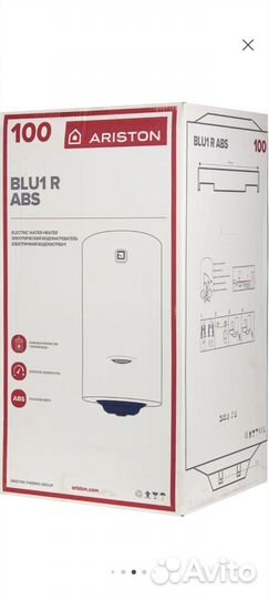 Водонагреватель накопительный 100 л Ariston BLU1