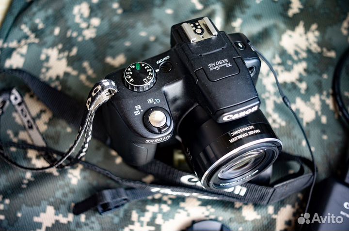 Canon PowerShot SX50 HS с универсальной батареей