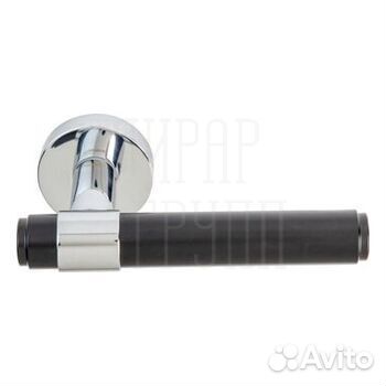 Дв. Ручк. на роз. Forme 333 Viva пол. хром + чер