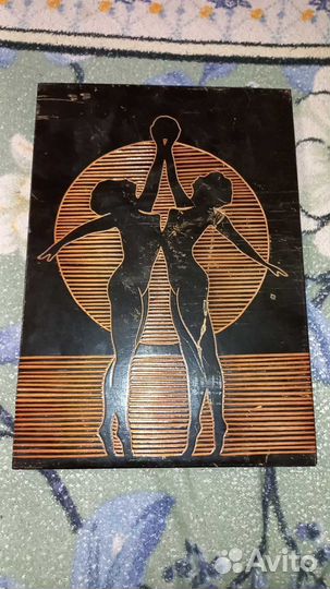 Картина. Деревянное.пано. СССР